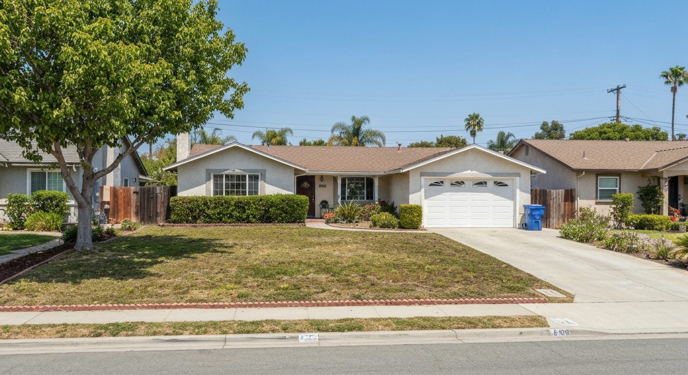 Junk removal operation at a Garden Grove home