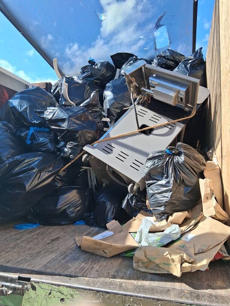 Deck demolition in Fullerton, CA