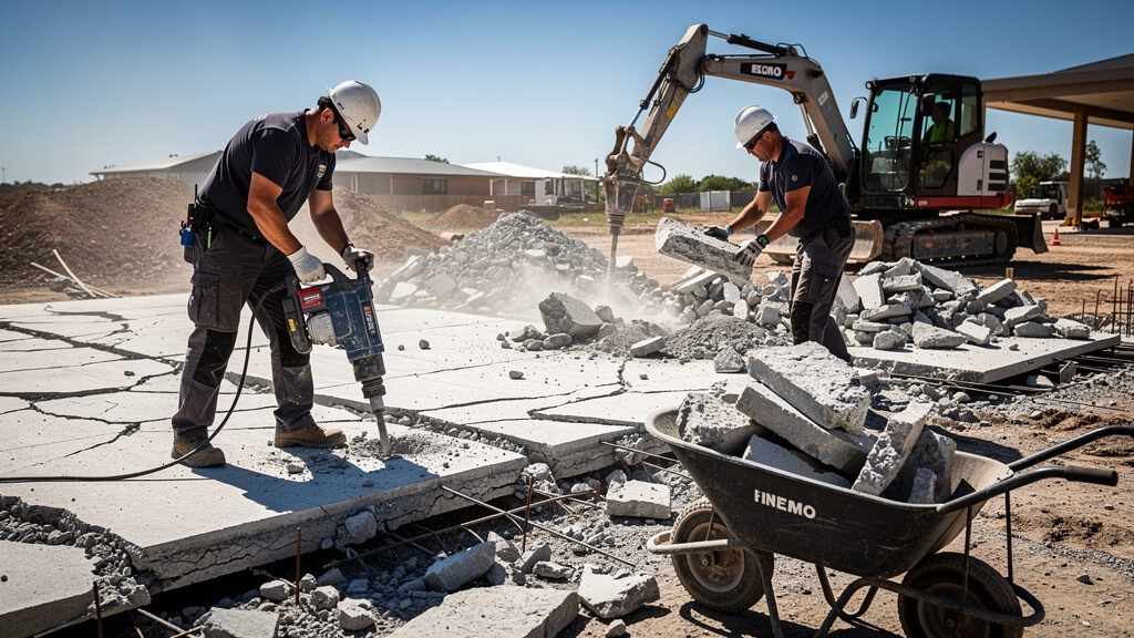 Concrete Demolition in Orange, CA | MC Cleanout Services