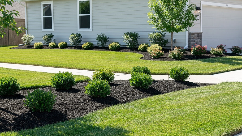 Workers efficiently loading composted yard waste and smaller branches